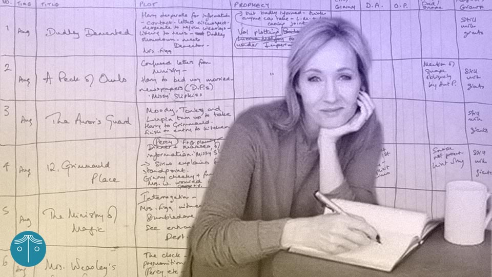 handwriting-rowling دستنوشتههای رولینگ