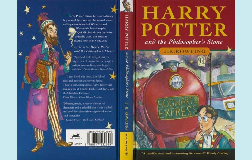 طرح جلد کتاب هری پاتر و سنگ جادو