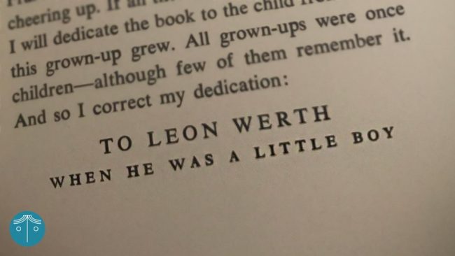 تقدیم کتاب شازده کوچولو به لئون ورث